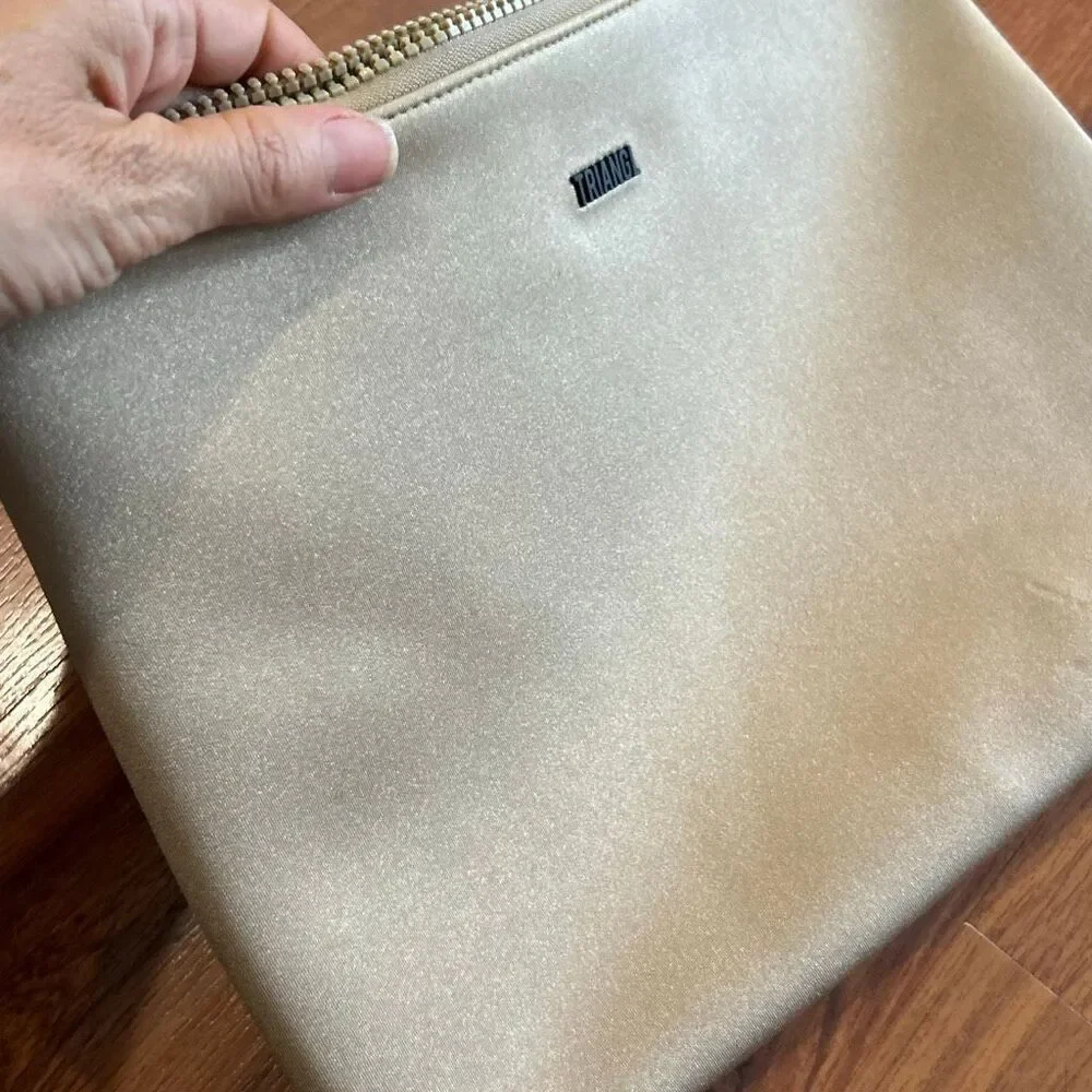 Triangl golden neoprene wet dry bag travel bag pouch luxury